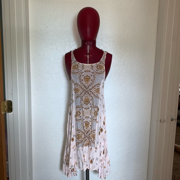 Free people into you printed slip dress - Picture 3 of 12